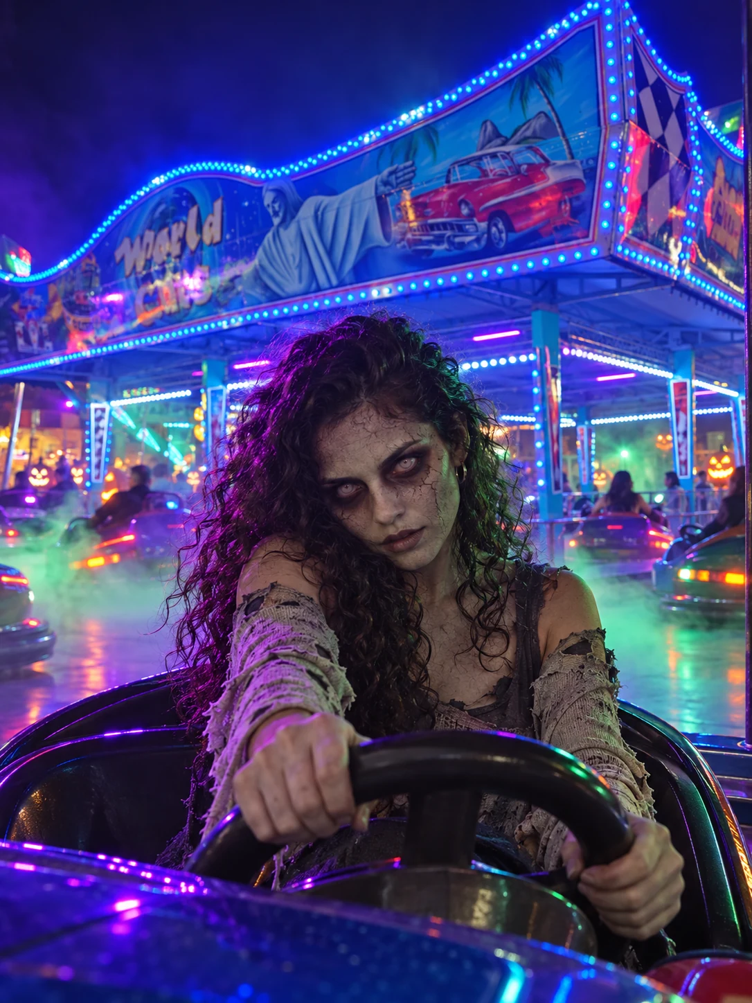 Exemplo ilustrativo de Corrida Zumbi com visitante adulto fictício
